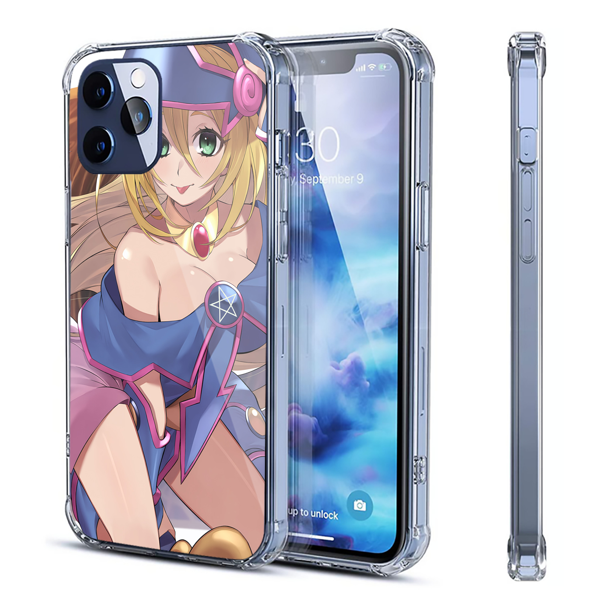 （画像用） 遊☆戯☆王 Yu-Gi-Oh! 【iPhone 12シリーズ対応】透明スマホケース（クリアソフトケース）